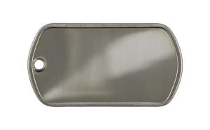 SUPPLY DEPOT MILSPEC™  G.I. Dog Tag, Shiny Finish